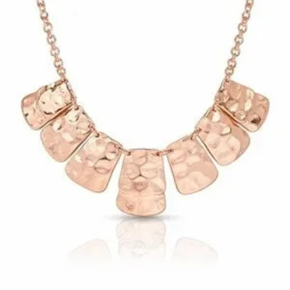 Bohemian Rose Gold Necklace